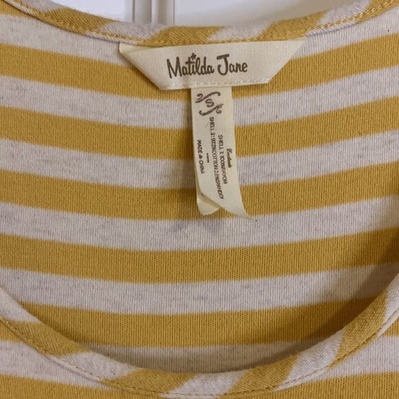 Matilda Jane Sz small sleeveless dress.  Perfect for fall season w/denim jacket - Picture 3 of 10